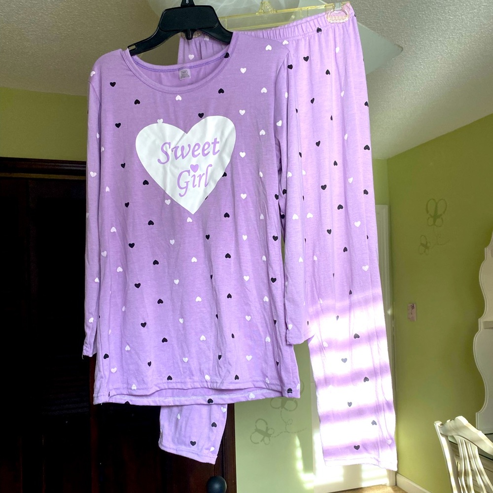 little girls pajama set